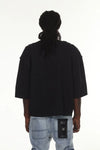 Oversized Cropped Waffle T-Shirt