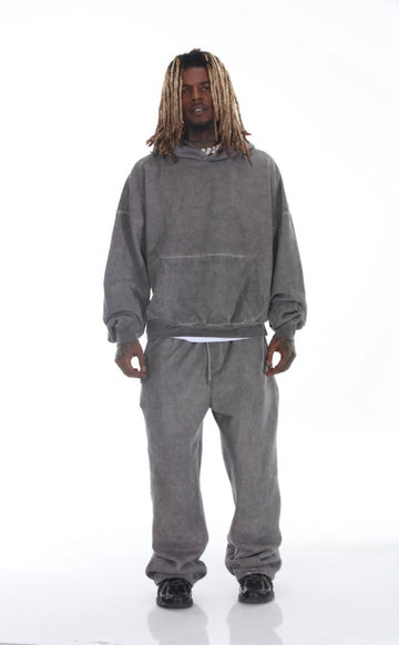 Boxy Oversized Cropped Hoodie