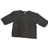 Oversized Cropped Waffle T-Shirt