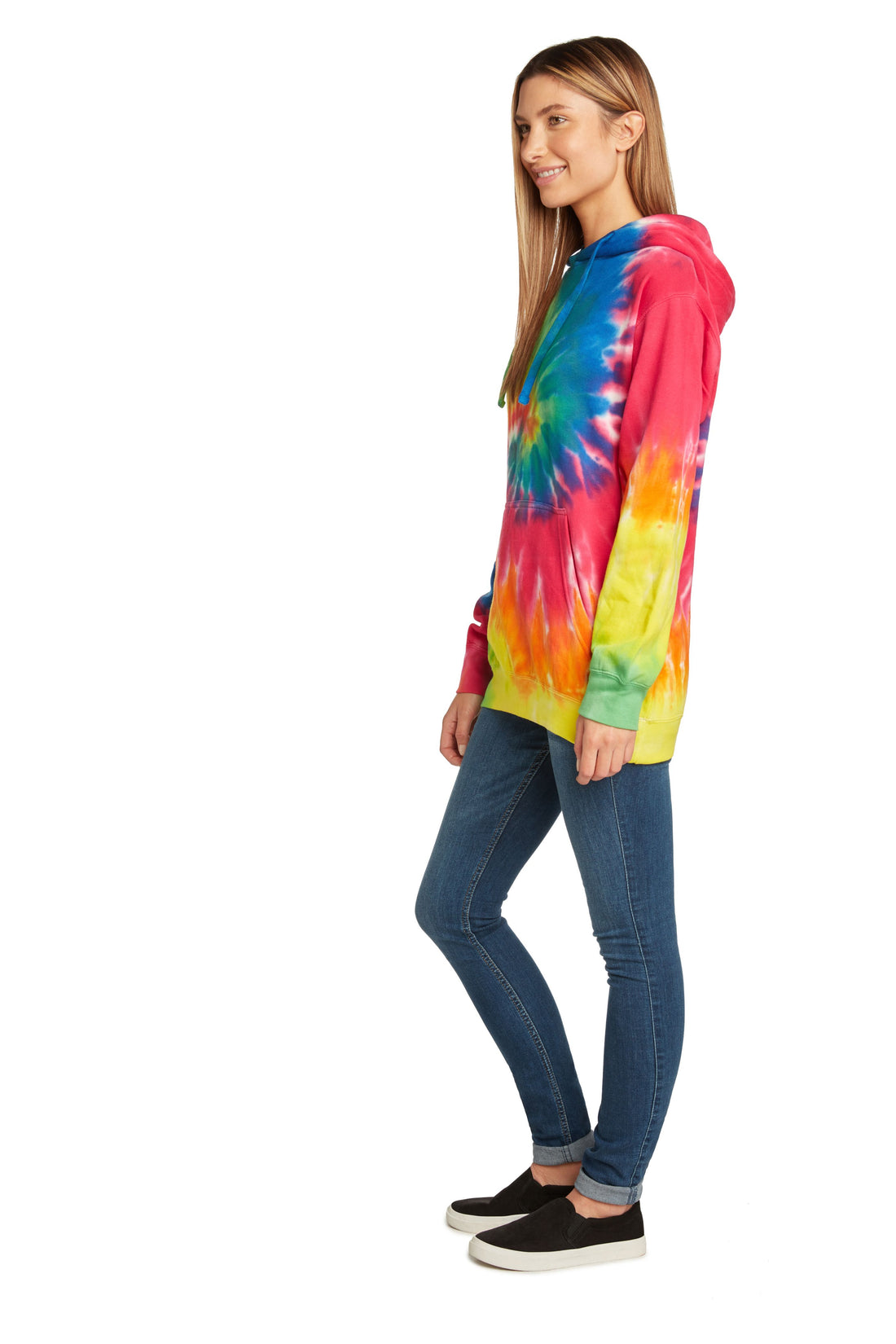 Tie-Dye Pullover Hoodie